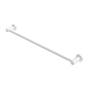 MECCA SINGLE TOWEL RAIL 800MM MATTE WHITE
