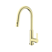 PEARL PULL OUT SINK MIXER WITH VEGIE SPRAY FUNCTION BRUSHED GOLD