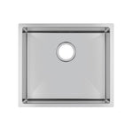 Load image into Gallery viewer, Round Corner Chrome Stainless Steel Handmade Single Bowl Kitchen Sink 510*450*230mm
