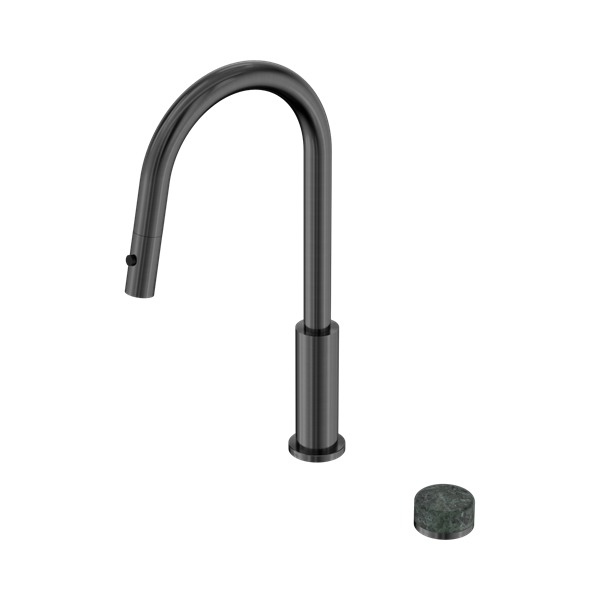 Serenity Progressive Pull Out kitchen Set With Verde Alpi Handle Gun Metal