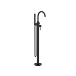 Load image into Gallery viewer, MECCA ROUND FREESTANDING MIXER WITH HAND SHOWER MATTE BLACK
