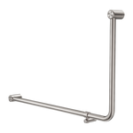 Load image into Gallery viewer, MECCA CARE 32MM DDA 90 DEGREE BENT TUBE GRAB RAIL 600X1000MM BRUSHED NICKEL
