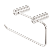 NEW MECCA HAND TOWEL RAIL BRUSHED NICKEL