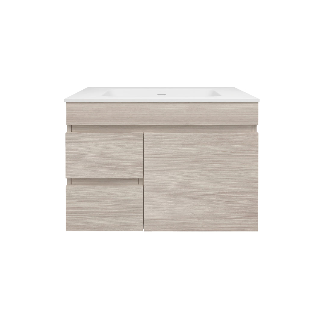 Camden Morden Wall Hung Vanity Coastal Oak