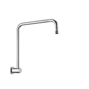ROUND SWIVEL SHOWER ARM BRUSHED NICKEL