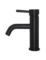 Load image into Gallery viewer, Round Basin Mixer Curved - Matte Black
