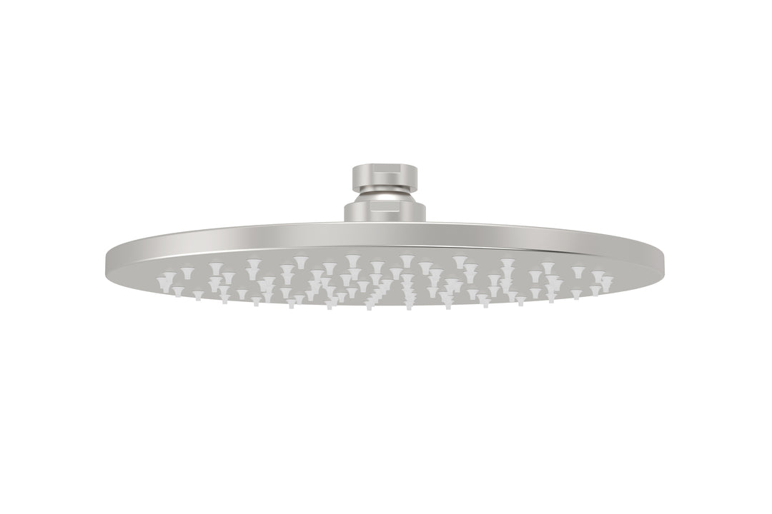 Round Shower Rose 200mm - PVD Brushed Nickel