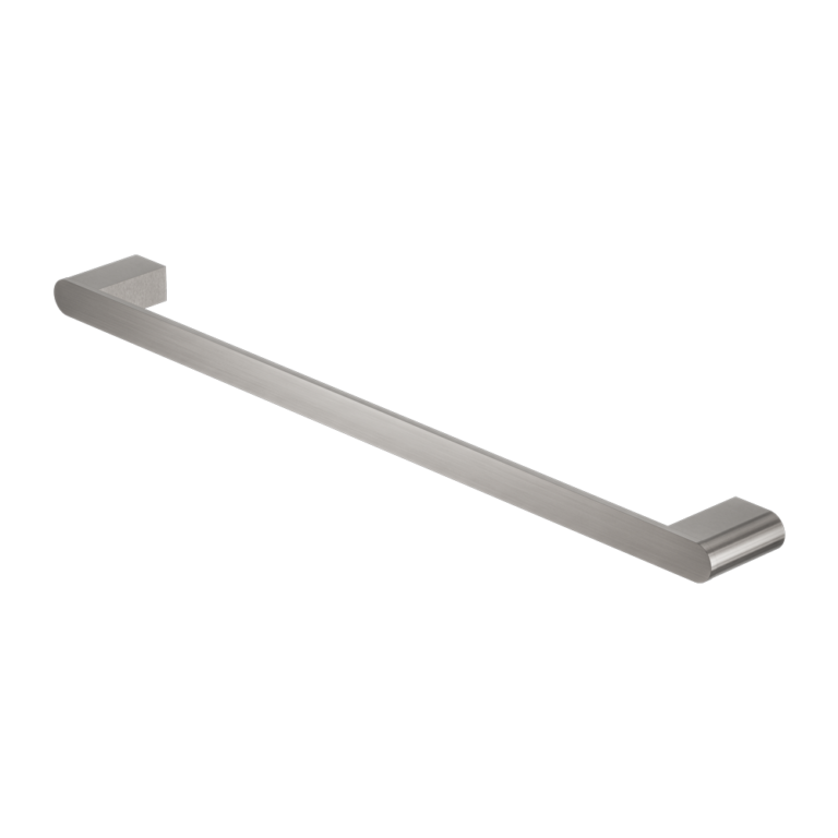 BIANCA SINGLE TOWEL RAIL 800MM BRUSHED NICKEL