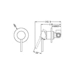 Load image into Gallery viewer, DOLCE SHOWER MIXER BRUSHED GOLD
