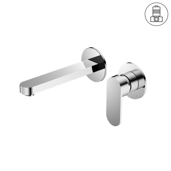 ECCO WALL BASIN/BATH MIXER SEPARATE BACK PLATE CHROME