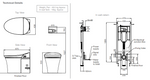 Load image into Gallery viewer, Veil Integrated Intelligent Wall Faced Toilet
