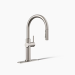 Load image into Gallery viewer, CRUE PULL-OUT KITCHEN FAUCET VIBRANT BRUSHED STEEL
