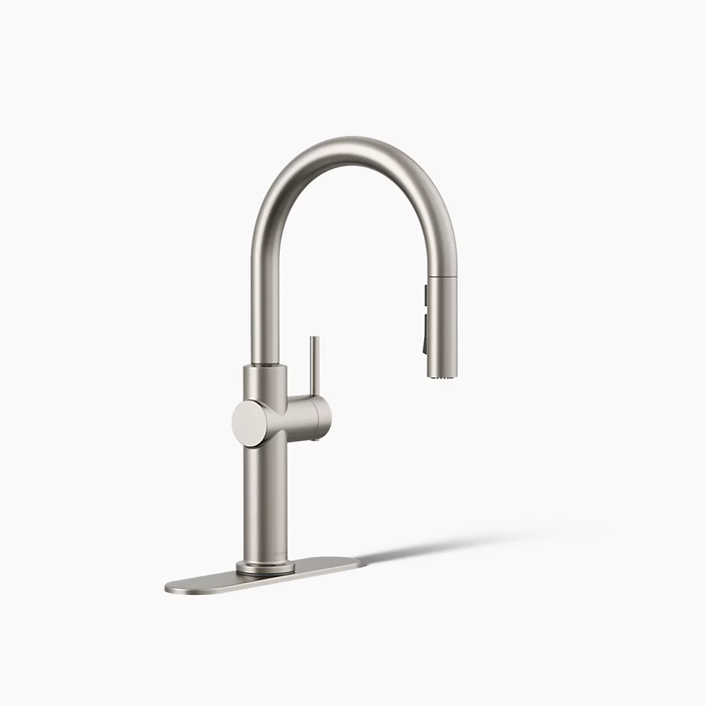 CRUE PULL-OUT KITCHEN FAUCET VIBRANT BRUSHED STEEL