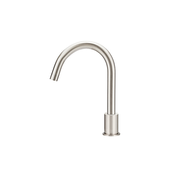 Round Hob Mounted Swivel Spout - PVD Brushed Nickel
