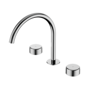 Serenity Bath/Kitchen Set Arc Spout With Metal Handle Chrome
