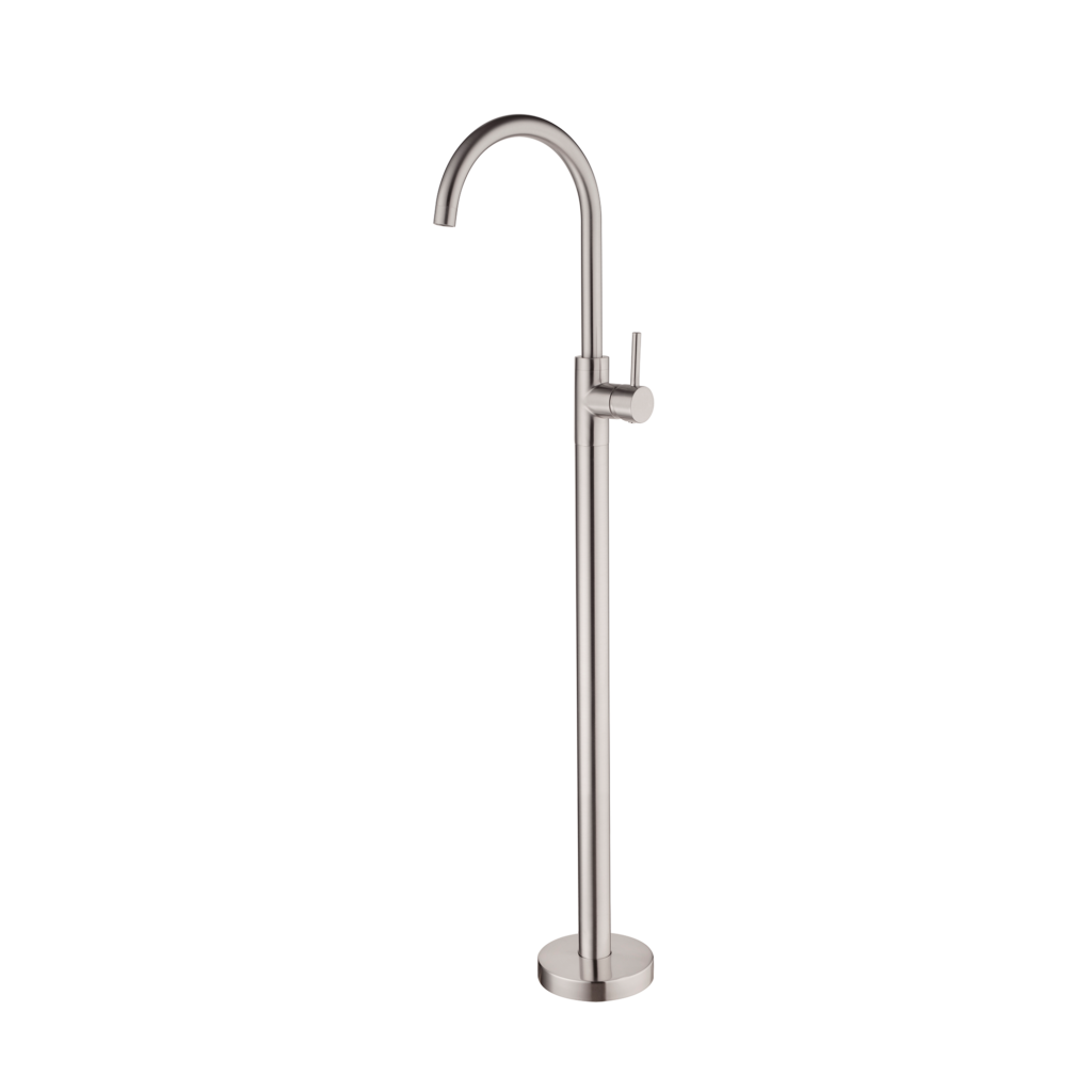 MECCA FREESTANDING BATH MIXER BRUSHED NICKEL