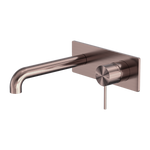 Load image into Gallery viewer, MECCA WALL BASIN/BATH MIXER 120MM BRUSHED BRONZE
