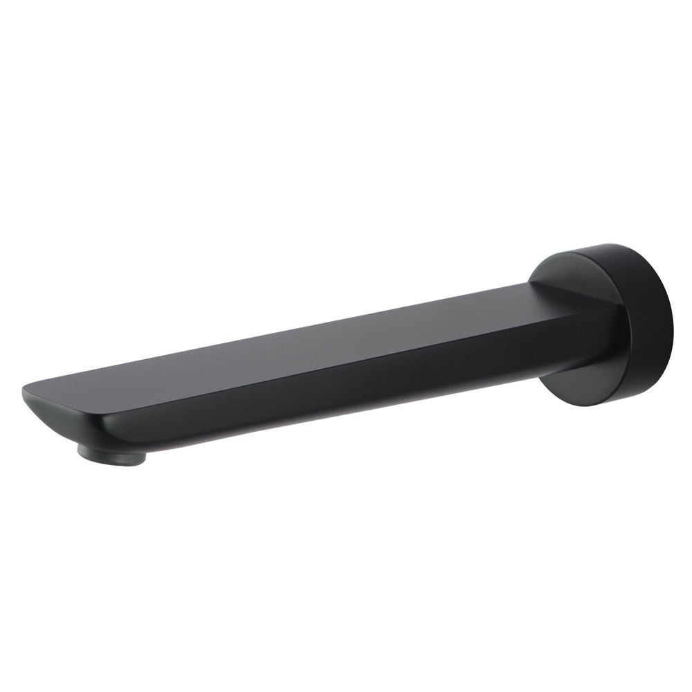 RUSHY Series Black Bathtub/Basin Wall Spout