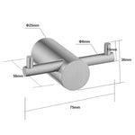 Load image into Gallery viewer, Brushed Nickel Robe Hook
