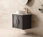 Load image into Gallery viewer, Laguna Black American Oak Wall Hung Vanity
