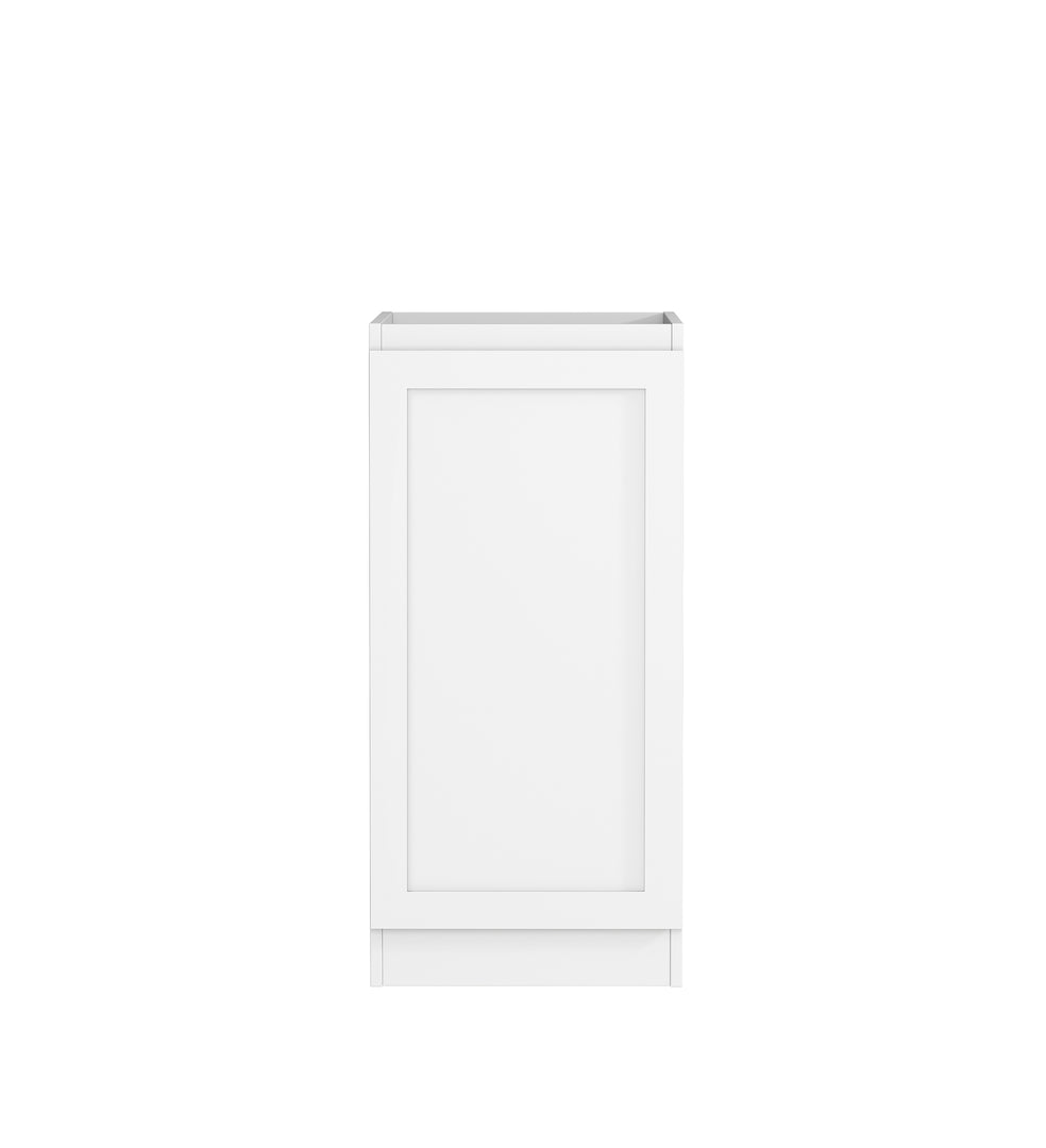 Hampton Laundry 415 White Base Cabinet with internal Drawer