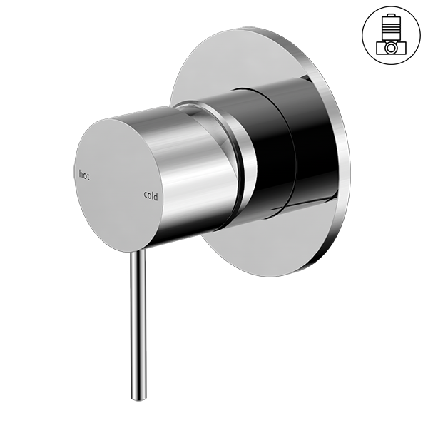 MECCA SHOWER MIXER 80MM PLATE CHROME