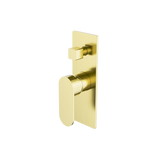 Load image into Gallery viewer, ECCO SHOWER MIXER WITH DIVERTOR BRUSHED GOLD
