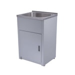 Load image into Gallery viewer, TRADITIONELL   35 LITER LAUNDRY TUB &amp; CABINET-WHITE
