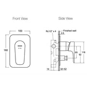 ALEO REC S/O THIN TRIM