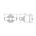 Load image into Gallery viewer, YORK ROBE HOOK BRUSHED NICKEL
