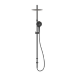 Load image into Gallery viewer, MECCA CARE 25MM GRAB RAIL 900MM TWIN SHOWER SET MATTE BLACK
