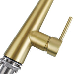 Load image into Gallery viewer, Brushed Brass Pull Out Kitchen Mixer
