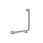 MECCA CARE 32MM AMBULANT 90DEGREE BENT TUBE GRAB RAIL 450X450MM CHROME