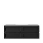 Load image into Gallery viewer, Hamilton Federation Wall Hung Cabinet Matte Black
