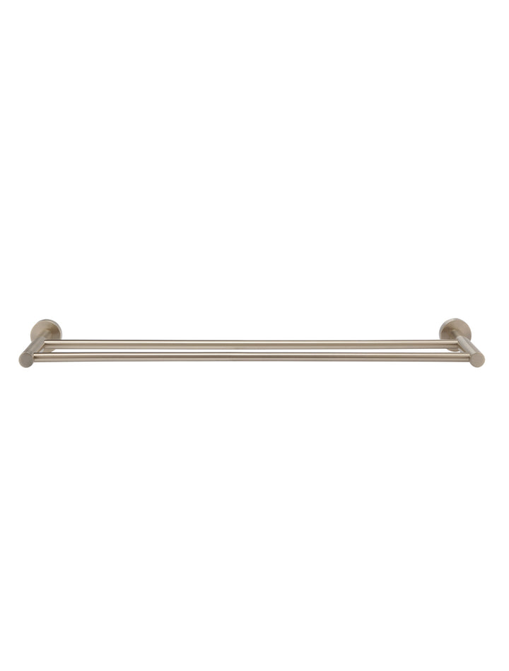 Round Double Towel Rail 600mm - Champagne (MR01-R60-CH)