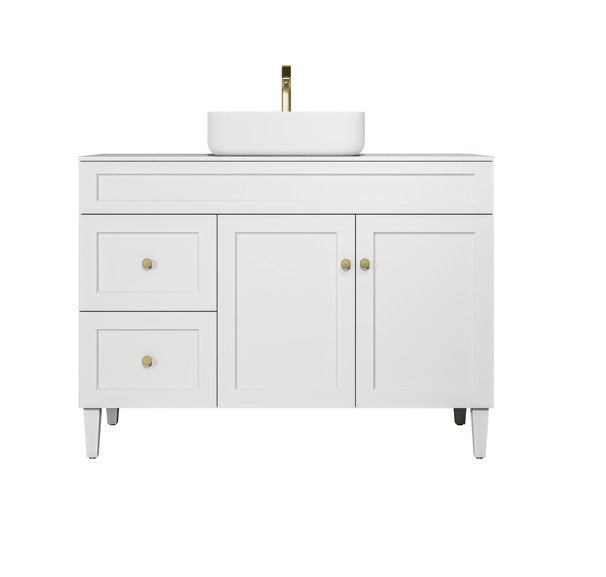 Harold Federation Freestanding Vanity Matte White