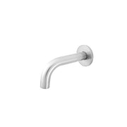 Universal Round Curved Spout 130mm - Polished Chrome