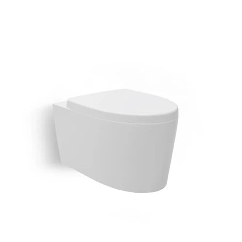 Grande Wall Hung Toilet with Englefield Bidet Seat Side Control Panel