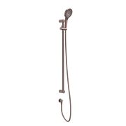 MECCA CARE 25MM GRAB RAIL AND ADJUSTABLE SHOWER RAIL SET 900MM BRUSHED BRONZE