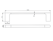 VOG Series Brushed Nickel Hand Towel