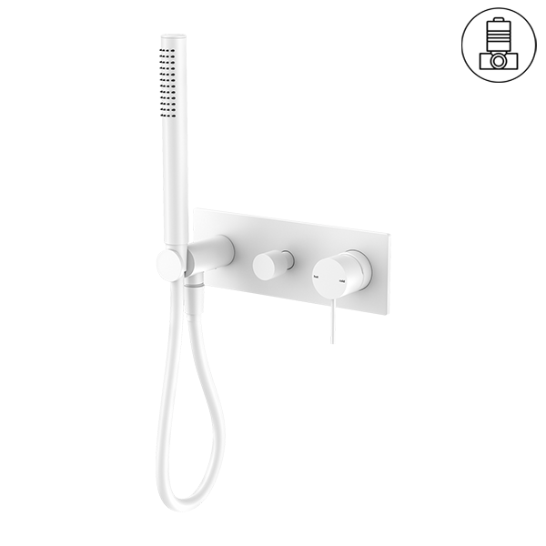 MECCA SHOWER MIXER DIVERTOR SYSTEM MATTE WHITE