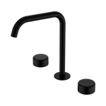Load image into Gallery viewer, Serenity Bath/Kitchen Set Edge Spout With Marquina Black Handle Matte Black

