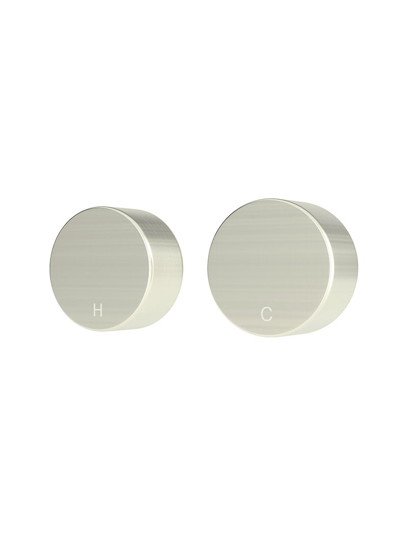 Circular Wall Taps - PVD Brushed Nickel