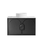 Load image into Gallery viewer, Laguna Black American Oak Wall Hung Vanity

