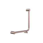 Load image into Gallery viewer, MECCA CARE 32MM AMBULANT 90DEGREE BENT TUBE GRAB RAIL 450X450MM BRUSHED BRONZE
