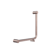 MECCA CARE 32MM AMBULANT 90DEGREE BENT TUBE GRAB RAIL 450X450MM BRUSHED BRONZE