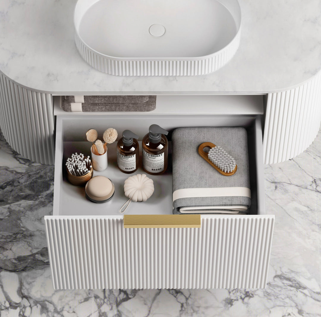 Bondi White with Stone Top
