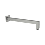 SQUARE SHOWER ARM GUN METAL