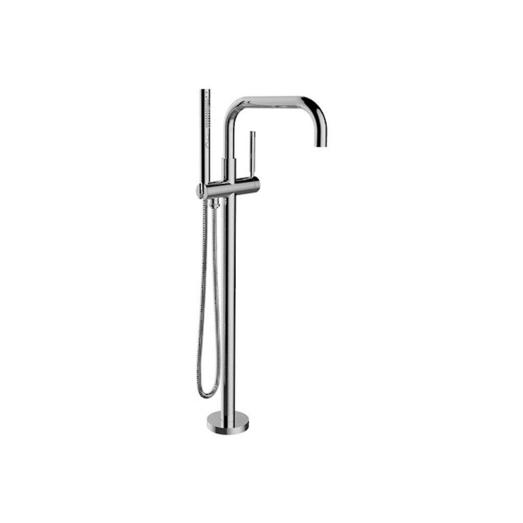 Purist FM Bath Filler with Mounting Plate 10129A-B4-CP + 97905T-DR-NA