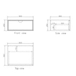Load image into Gallery viewer, Moonlight White Wall Hung Cabinet
